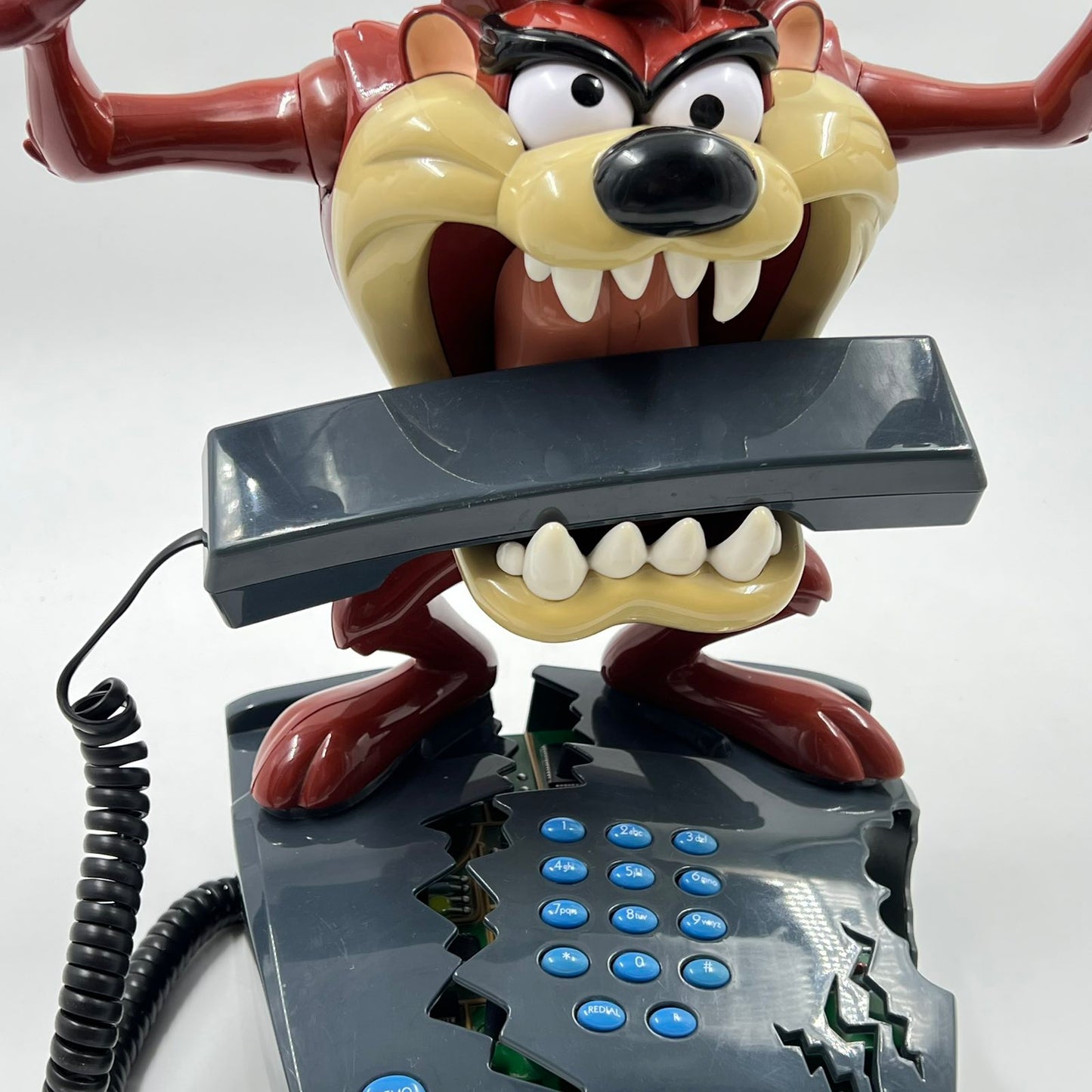 Telemania Looney Tunes Taz Animated Telephone – Vintage Novelty Phone (1990s)