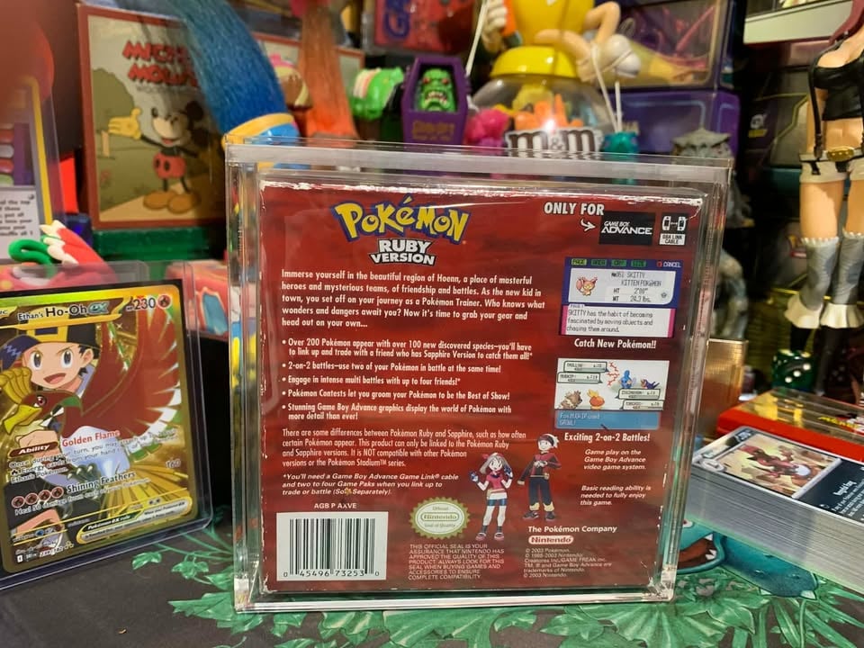 Pokémon Ruby Version Συλλεκτικό Παιχνίδι Game Boy Advance Απόλυτα Λειτουγικό και Πλήρες