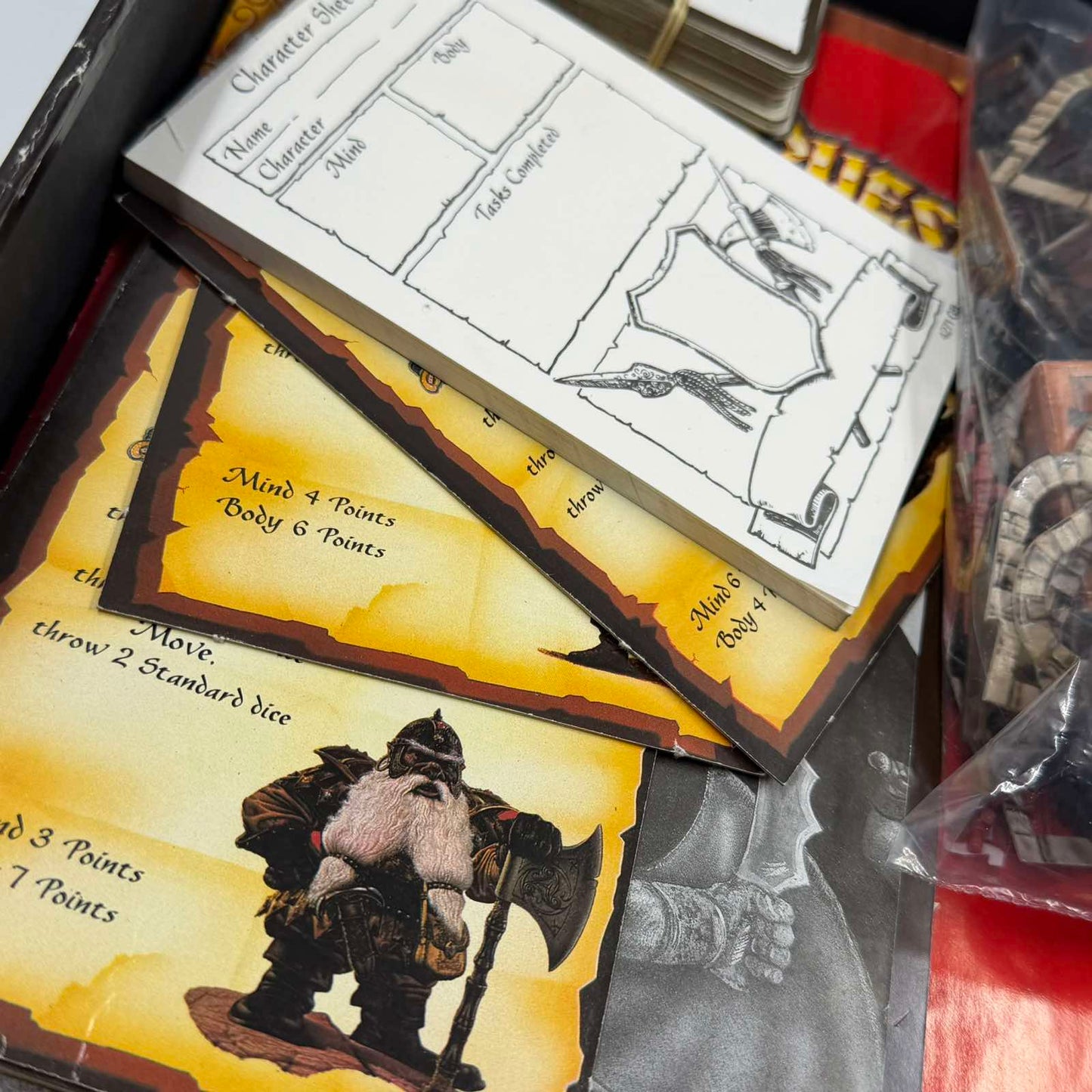 HeroQuest Advanced Quest Expansion MB Games 1991 Complete Citadel Miniatures Board Game