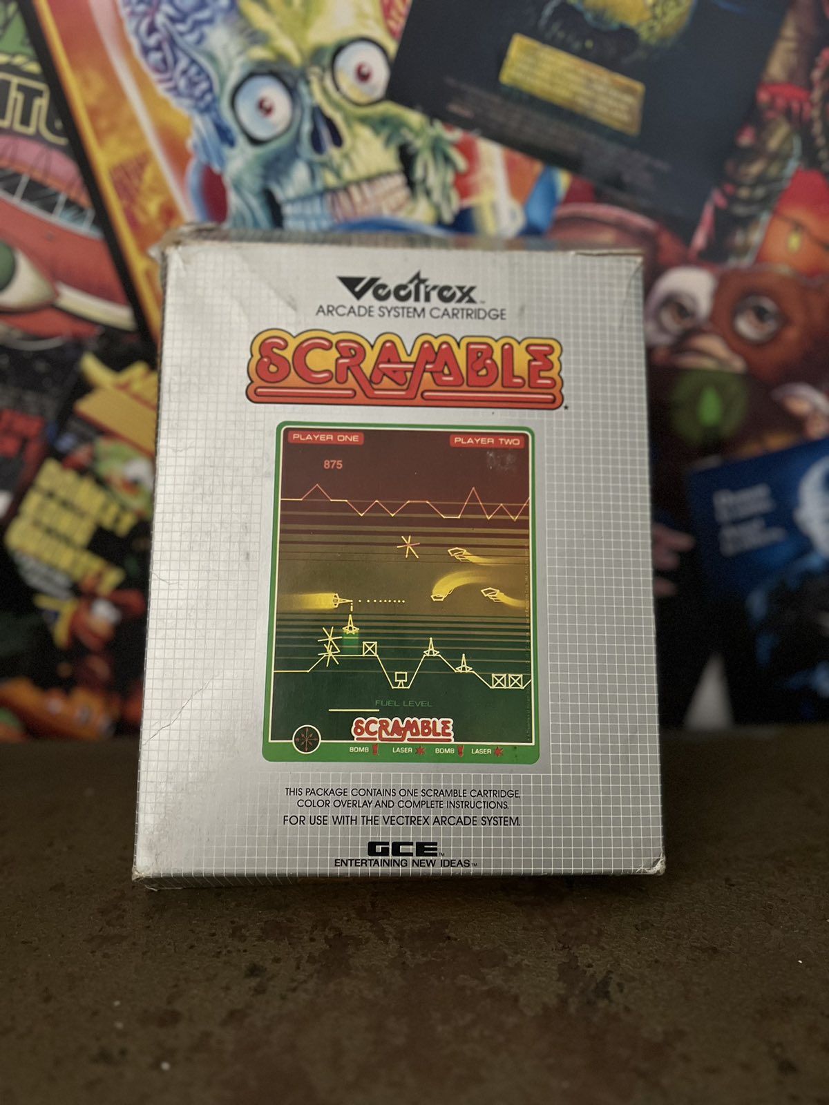 Κλασικό Παιχνίδι "Scramble" Για Την Κονσόλα Vectrex