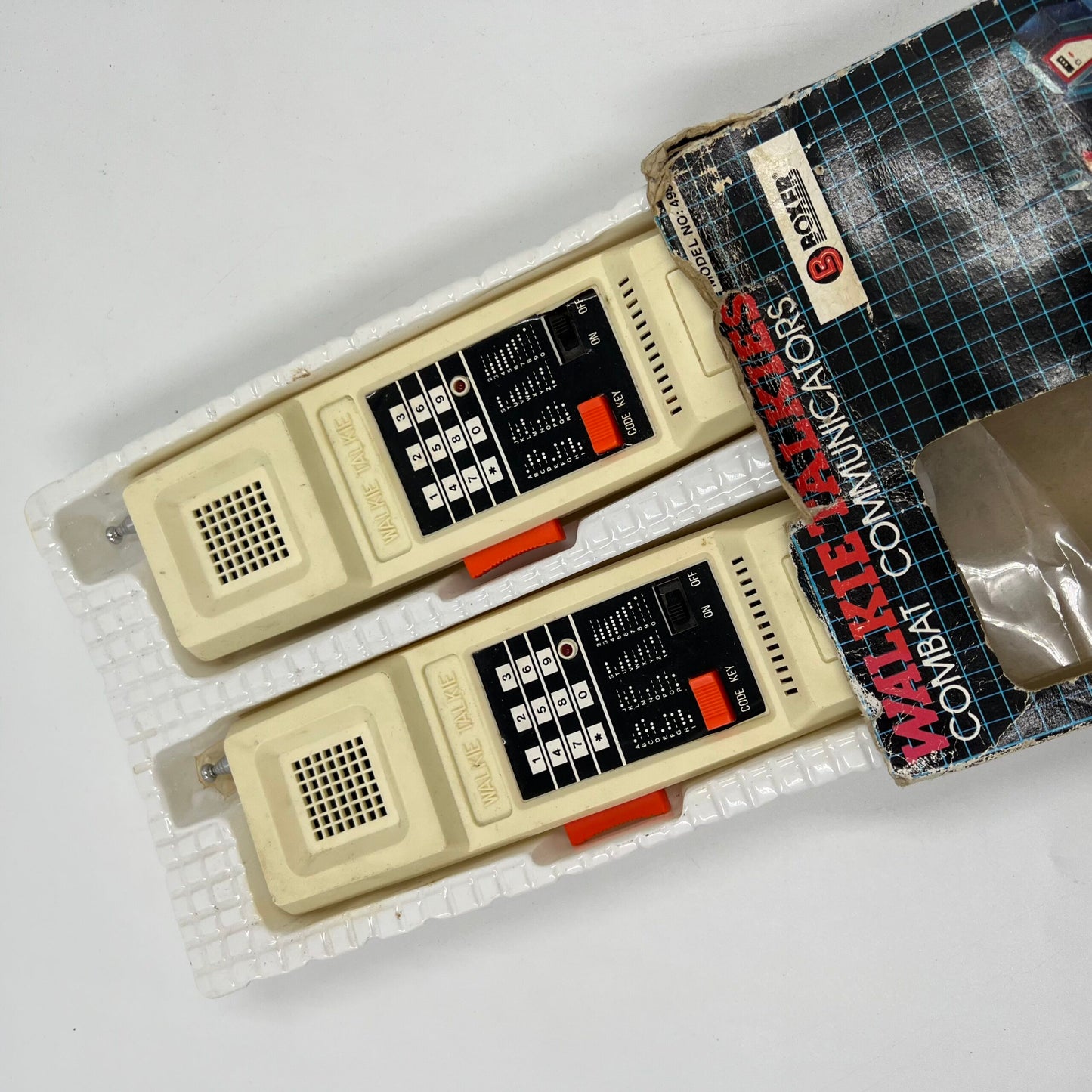 Walkie Talkies Boyer με Transformers σχέδιο – Vintage 80s επικοινωνία
