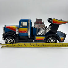Vintage Tσίγκινο 1981 Buddy L Kenworth Race Truck Συλλεκτικό Τσίγκινο Ρυμουλκό Φορτηγό