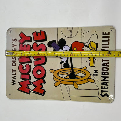Διακοσμητική Μεταλλική Πινακίδα Walt Disney’s Mickey Mouse – Steamboat Willie