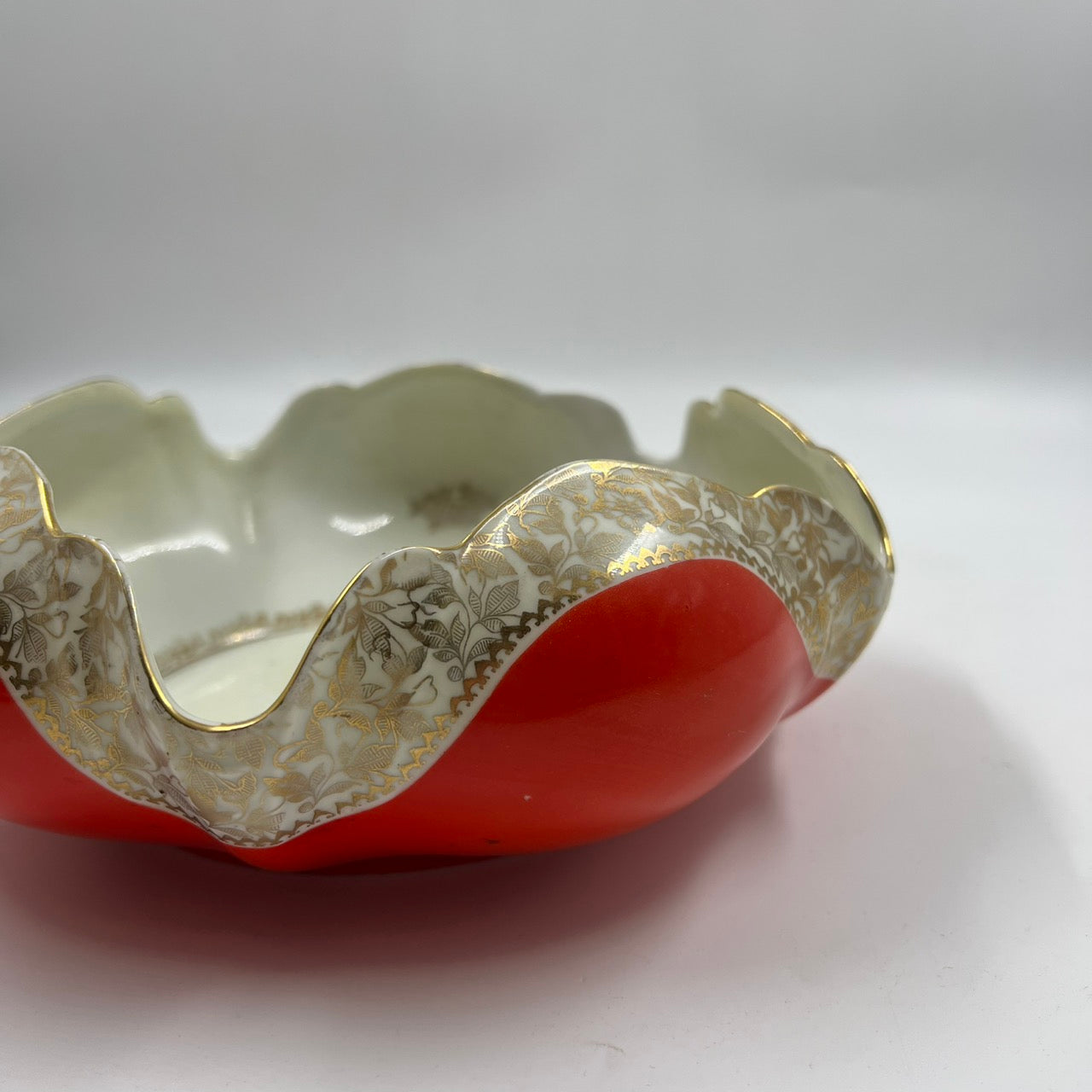 Antique Tillowitz Porcelain Bowl Germany 1920s-30s Χρυσοτυπία