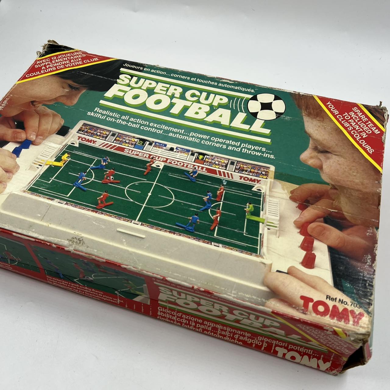 TOMY Super Cup Football 1970s Tabletop Game Ref 7030 Συλλεκτικό