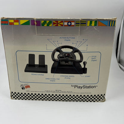 Mad Catz Analog Τιμόνι & Πεντάλ Για Playstation 1 (PS1) - Τιμονιέρα Retro Gaming