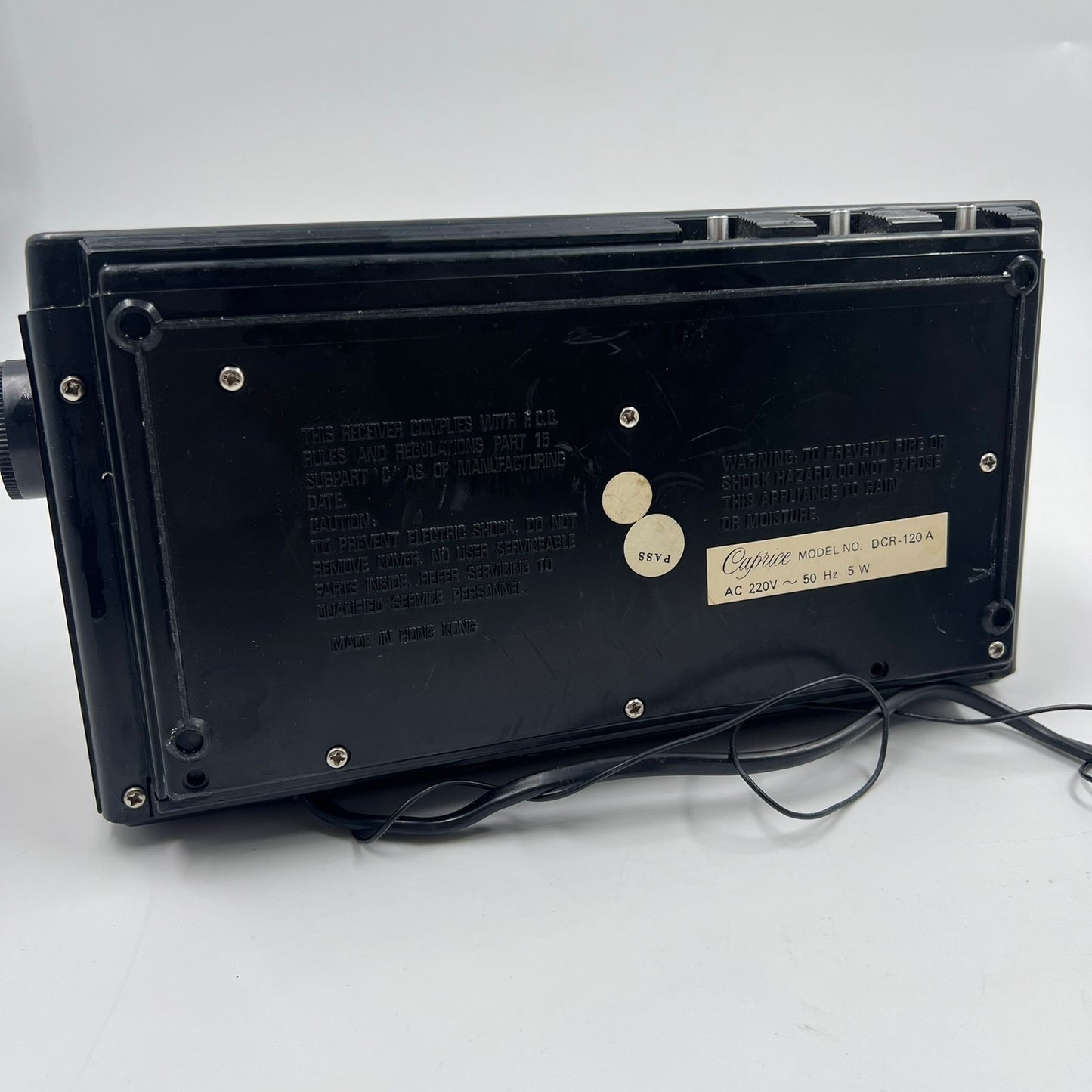 Ραδιόφωνο Ξυπνητήρι Caprice DCR-120A FM/AM (Vintage 1970s)
