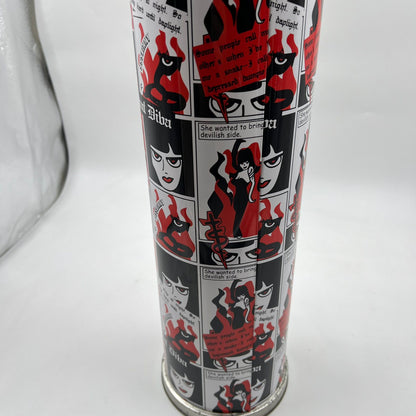 Retro Pop Art μεταλλικός σταχτοδοχείο “Devil Diva” – Vintage ashtray stand