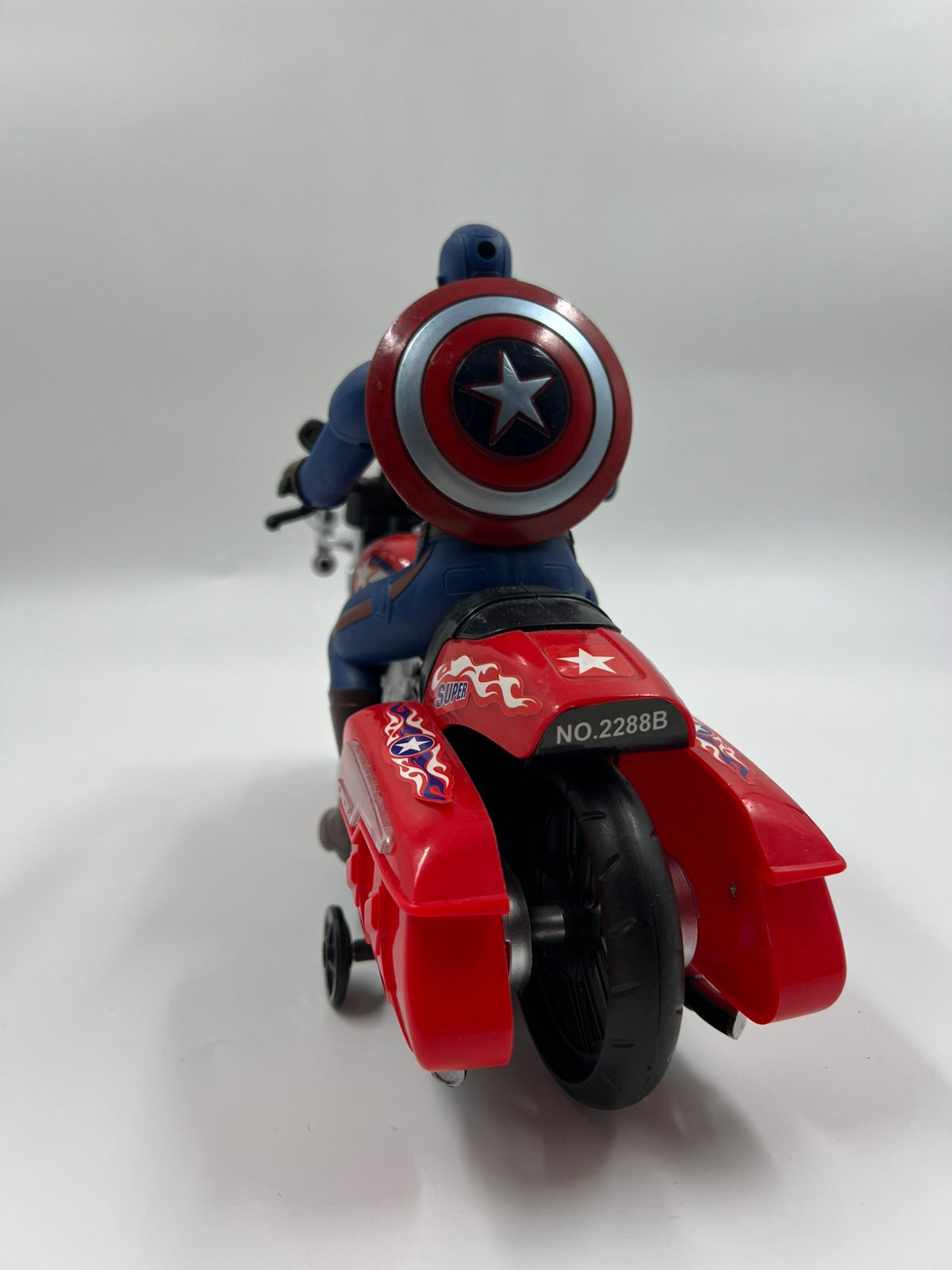 Captain America Φιγούρα με Μοτοσυκλέτα Marvel
