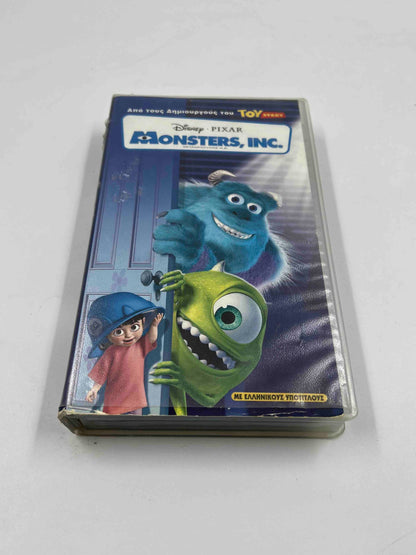 Disney Pixar Βιντεοκασέτα - Monsters INC. - Στα Αγγλικά Με Ελληνικούς Υπότιτλους