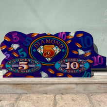 Διακοσμητική Πινακίδα Casino “Diamond 5 – Ten Times Pay” Slot Machine Sign