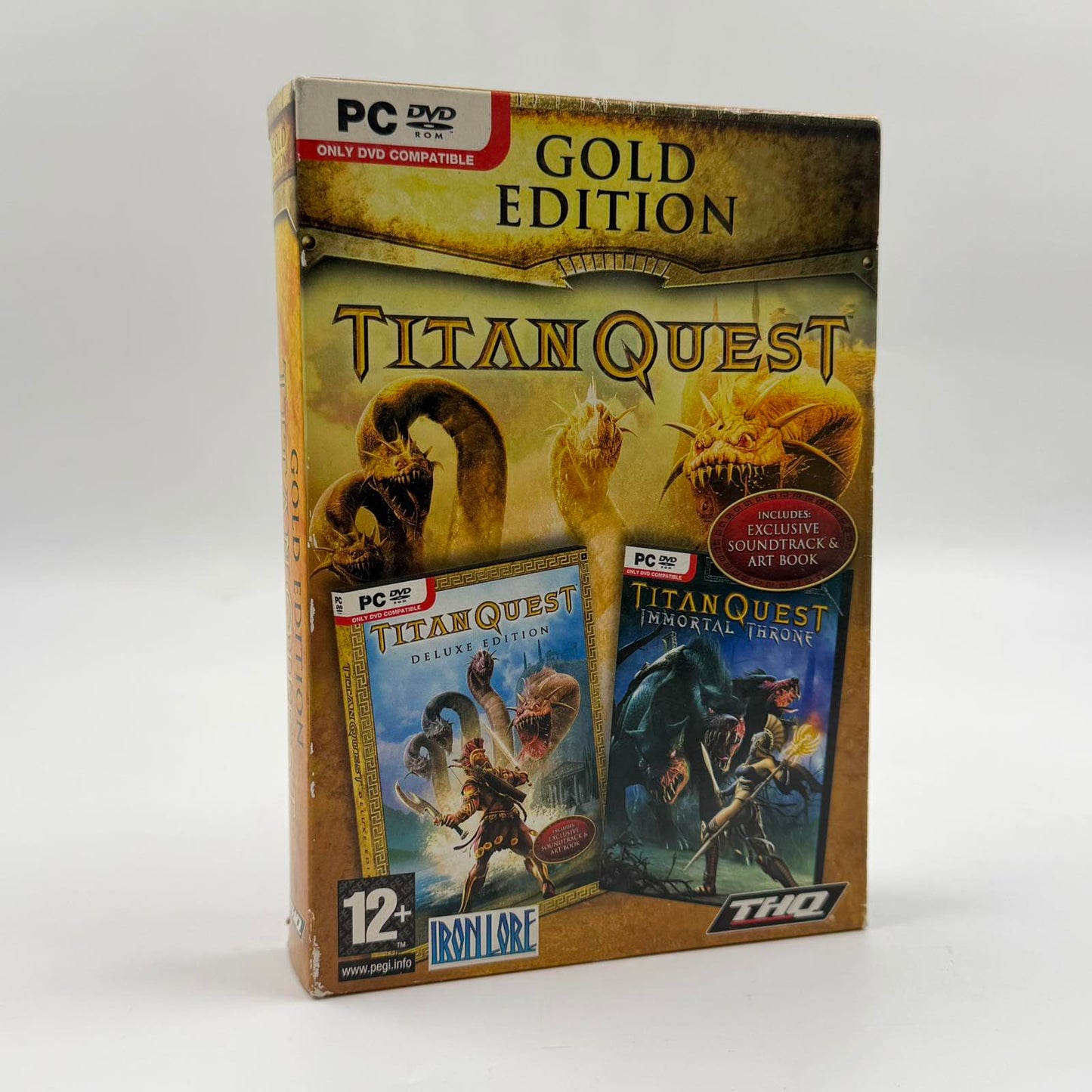 titan quest gold edition pc dvd rom game thq iron lore