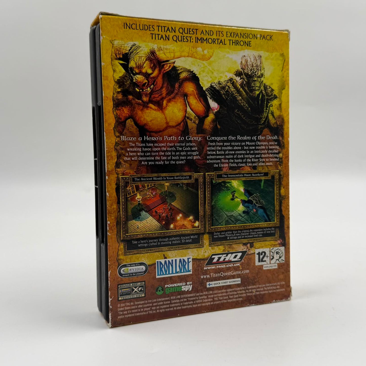 Titan Quest Gold Edition PC DVD-ROM (Titan Quest + Immortal Throne) THQ