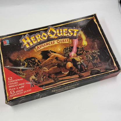 HeroQuest Advanced Quest Expansion MB Games 1991 Complete Citadel Miniatures Board Game