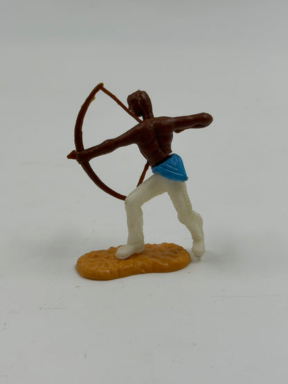Vintage Timpo Toys Ινδιάνος Τοξότης Φιγούρα – Plastic Toy Soldier Archer (1960s-1970s)