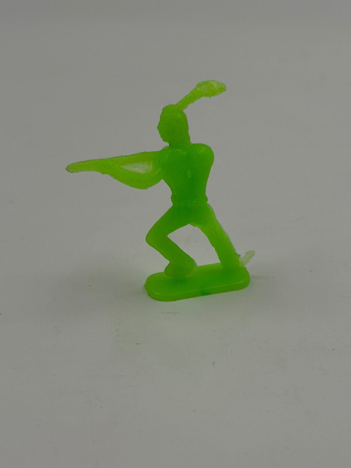 Vintage Φιγούρα Ινδιάνου Τοξότη Πλαστική – Neon Green Retro Toy Soldier