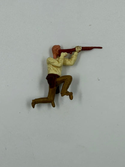 Vintage Φιγούρα Κυνηγού / Πιστολέρο με Τουφέκι – Western Toy Figure