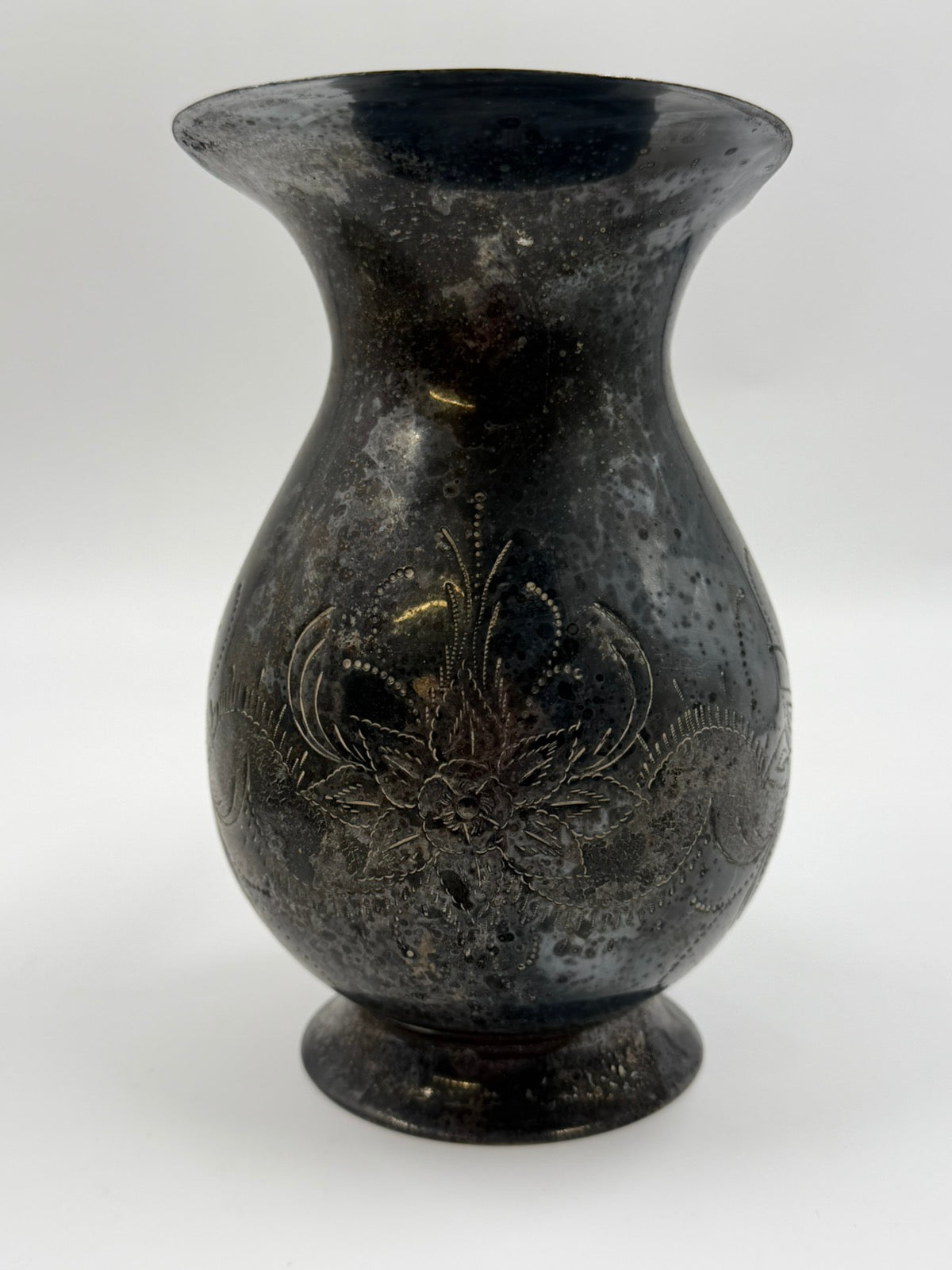 Vintage Silverplated Water Pitcher EPNS Ανάγλυφη Καράφα Με Λαβή