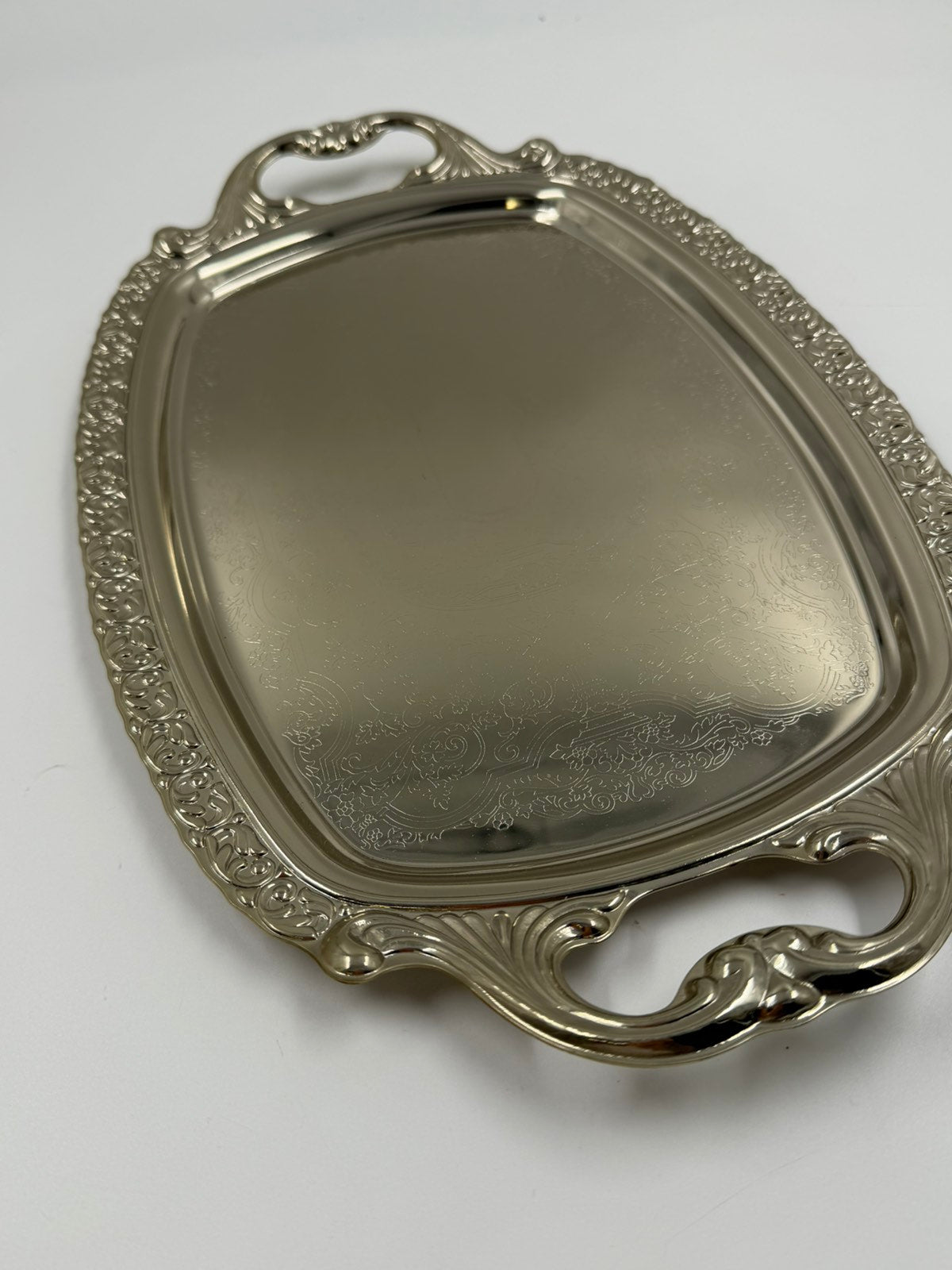 Vintage Δίσκος Σερβιρίσματος Twin Bird Stainless Steel Made in Japan