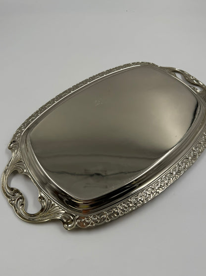 Vintage Δίσκος Σερβιρίσματος Twin Bird Stainless Steel Made in Japan