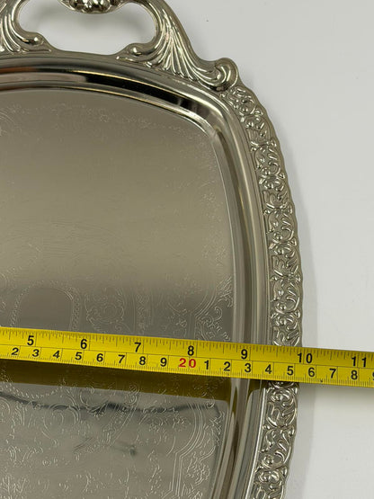 Vintage Δίσκος Σερβιρίσματος Twin Bird Stainless Steel Made in Japan