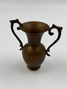 Vintage Χάλκινο Διακοσμητικό Αγγείο με Λαβή Copper Decorative Vase