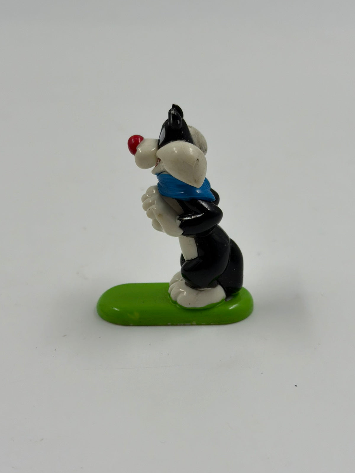 Looney Tunes Sylvester Mini PVC Figure 2008 Warner Bros Συλλεκτική Φιγούρα με Κασκόλ