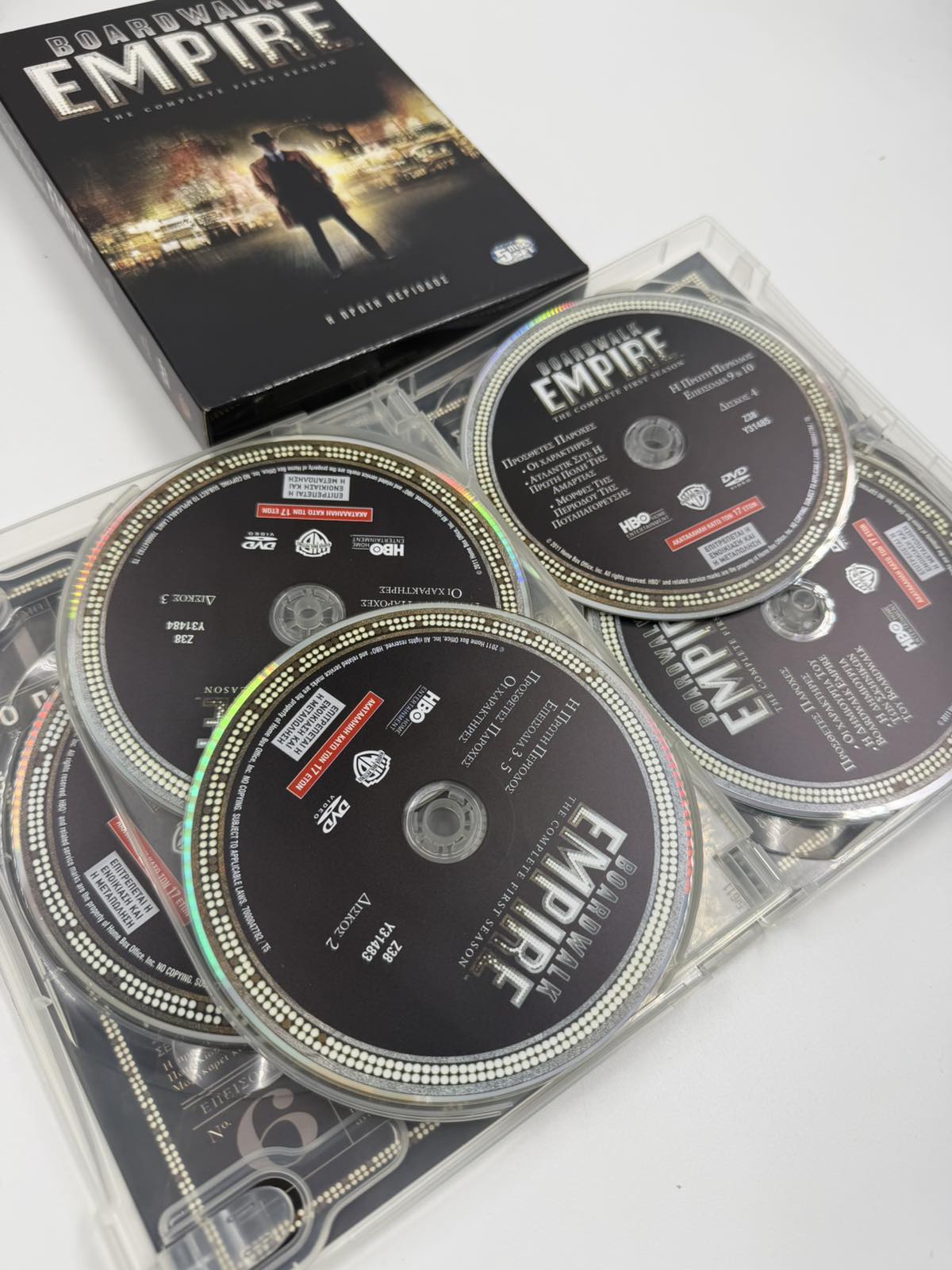 Boardwalk Empire The Complete First Season DVD Box Set 5 Disc Ελληνικούς Υπότιτλους