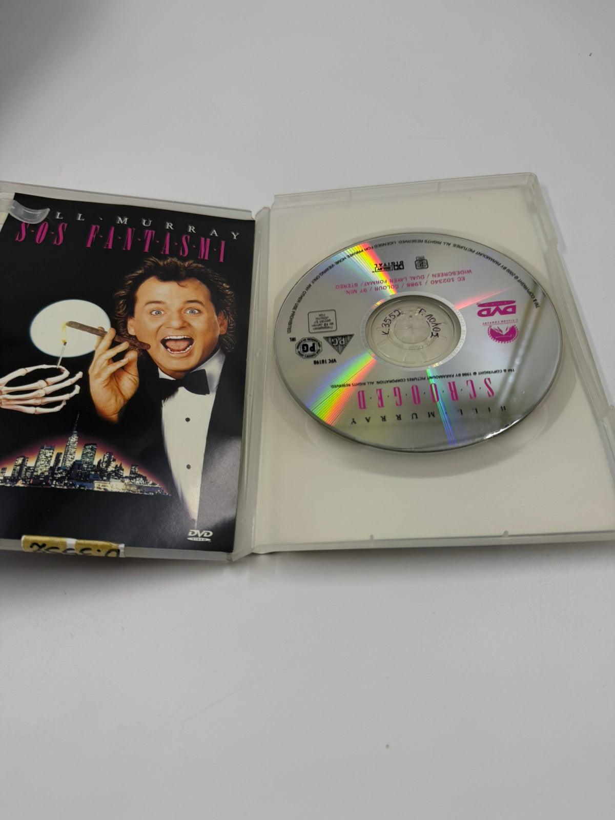 S.O.S Φαντάσματα DVD Scrooged Bill Murray Ελληνικοί Υπότιτλοι