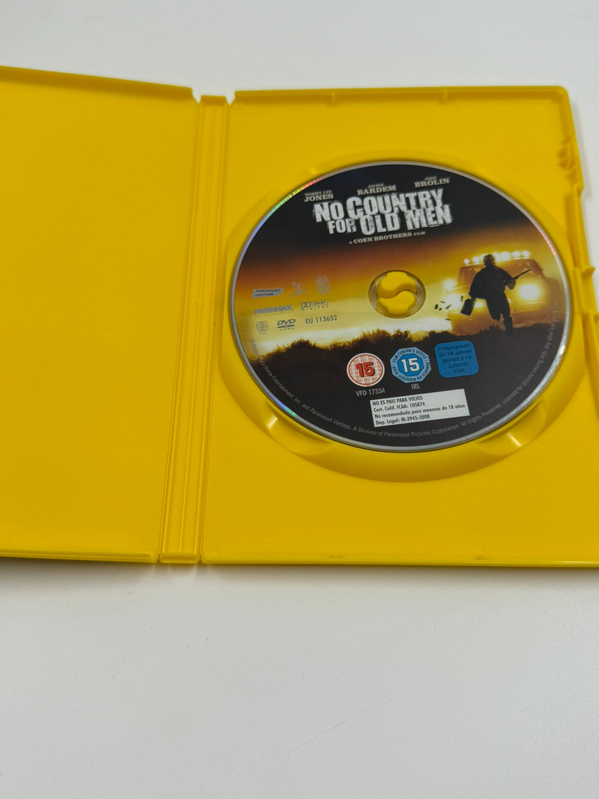 Καμία Πατρίδα για τους Μελλοθάνατους DVD No Country for Old Men Ελληνικοί Υπότιτλοι Coen Brothers