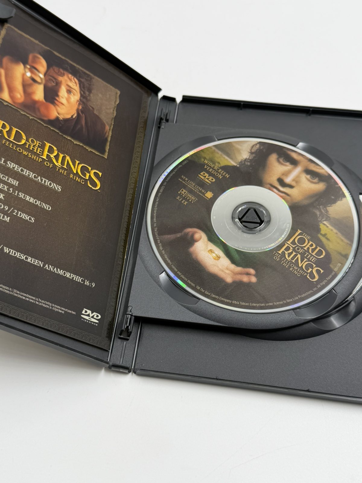 Lord of the Rings The Fellowship of the Ring DVD 2 Disc Widescreen με Ελληνικούς Υπότιτλους