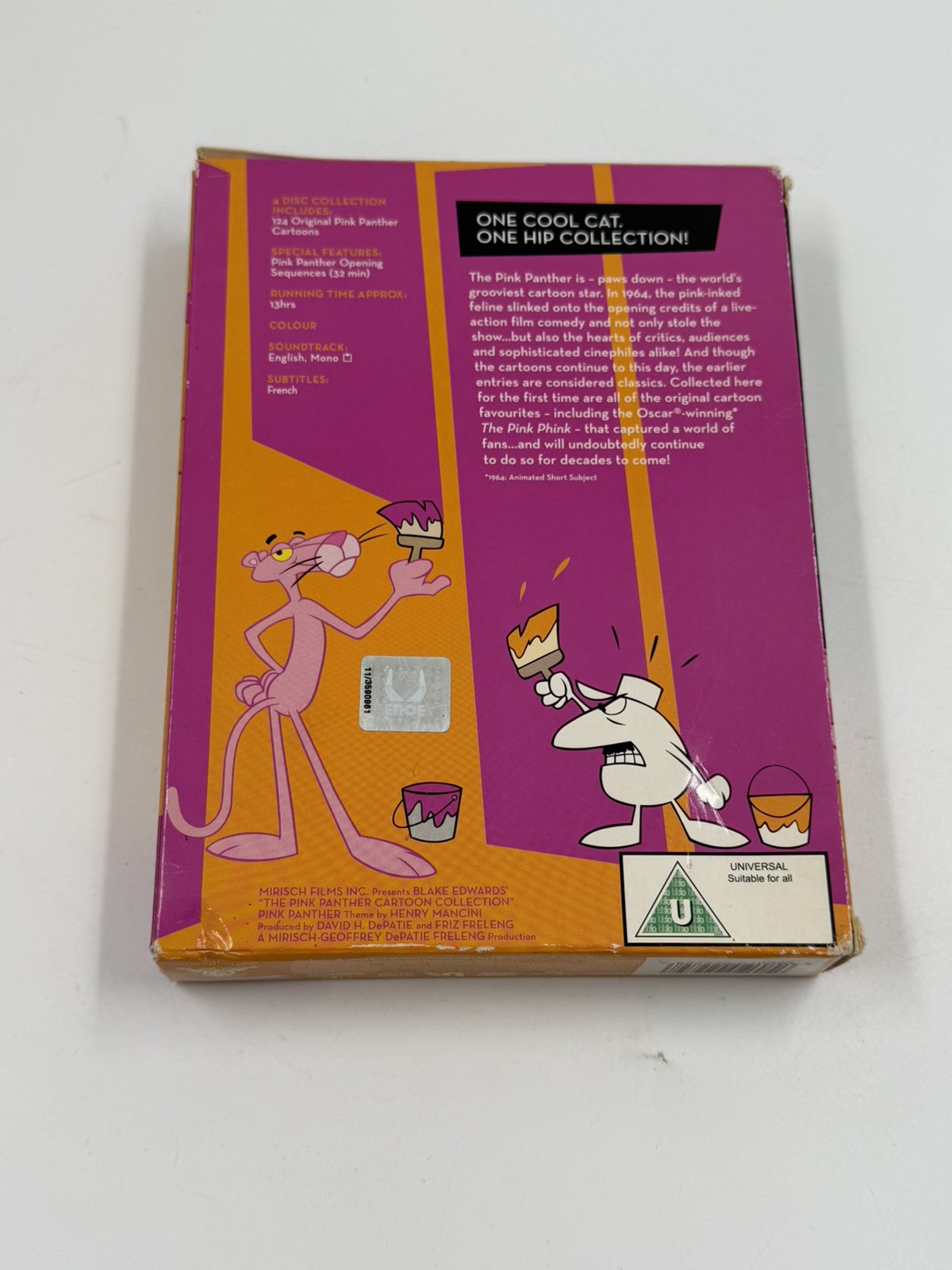 The Pink Panther Cartoon Collection DVD Box Set 4 Discs Συλλεκτικό