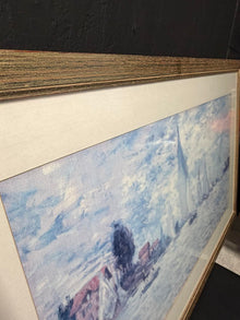 Κάδρο Monet Regatta at Argenteuil – Εκτύπωση Impressionism σε Ξύλινη Κορνίζα (Claude Monet Print) 94x63