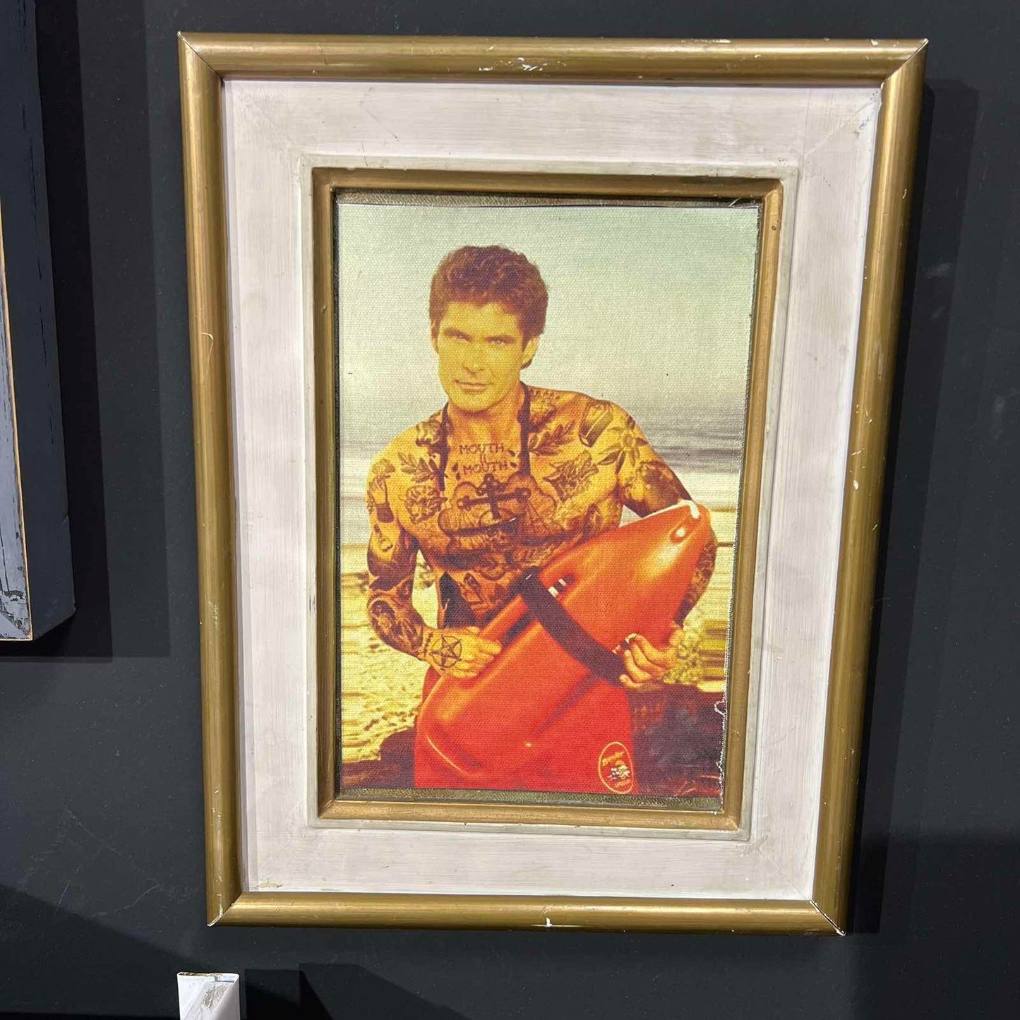 Καδράκι"Tattooed Icon-David Hasselhoff "
