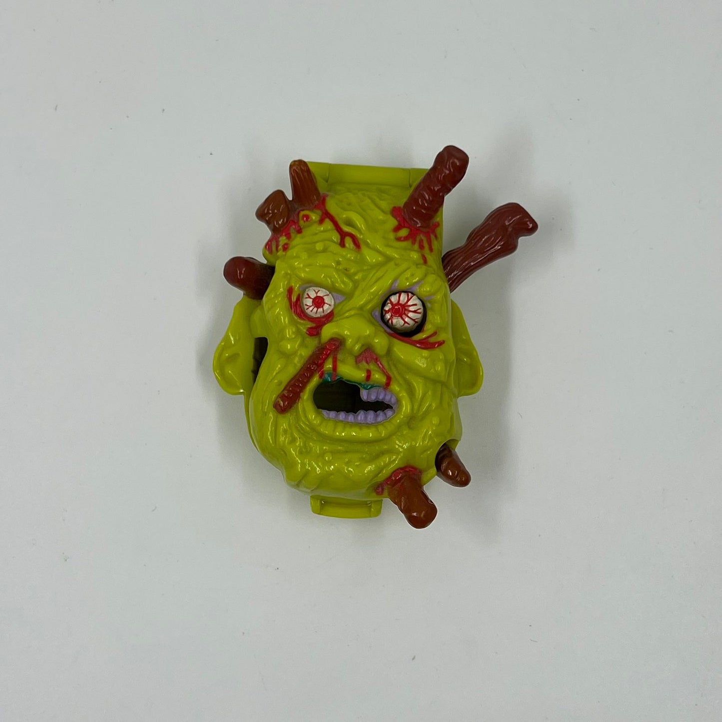 Horror Head Zombie Log - Bluebird Toys 1993 Vintage Mini Playset