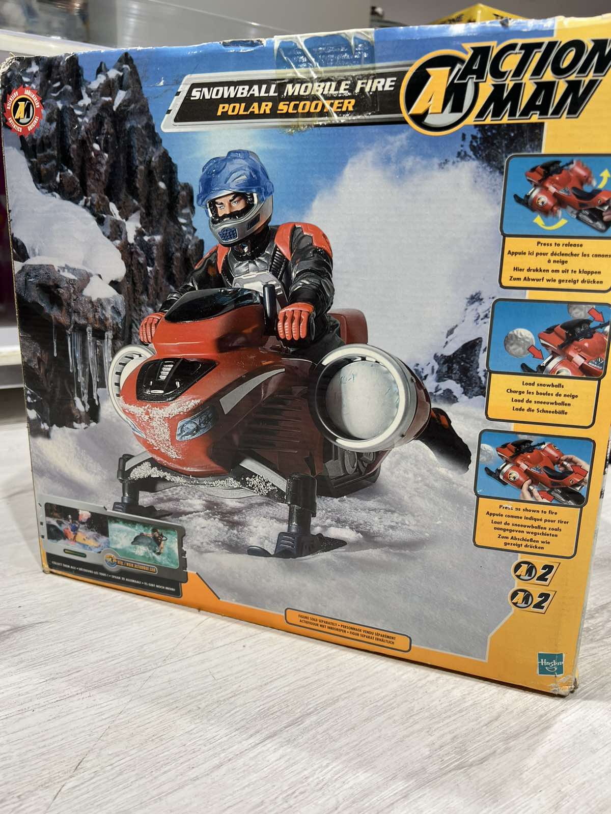 Snowball Mobile Fire Polar Scooter Της Σειράς Action Man
