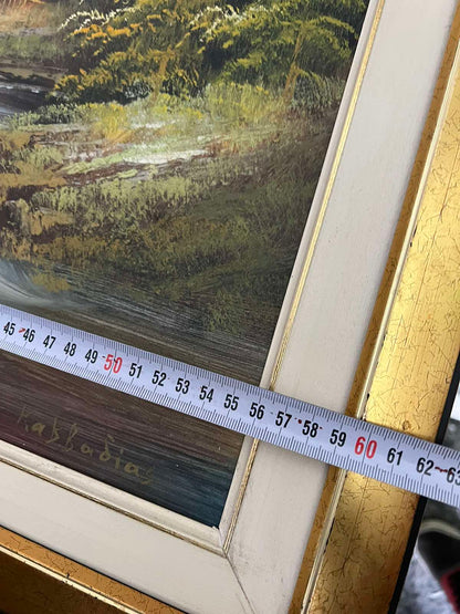 Πίνακας Έργο Τέχνης Με Μεγάλο Κάδρο Ενυπόγραφος
