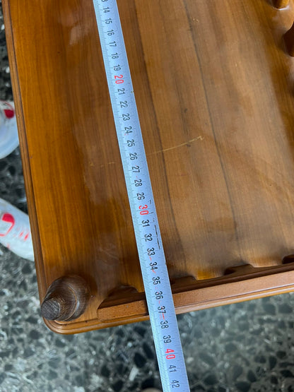 Κλασικό Ξύλινο Τραπεζάκι Εισόδου Η Σαλονιού Με Δύο Βάσεις