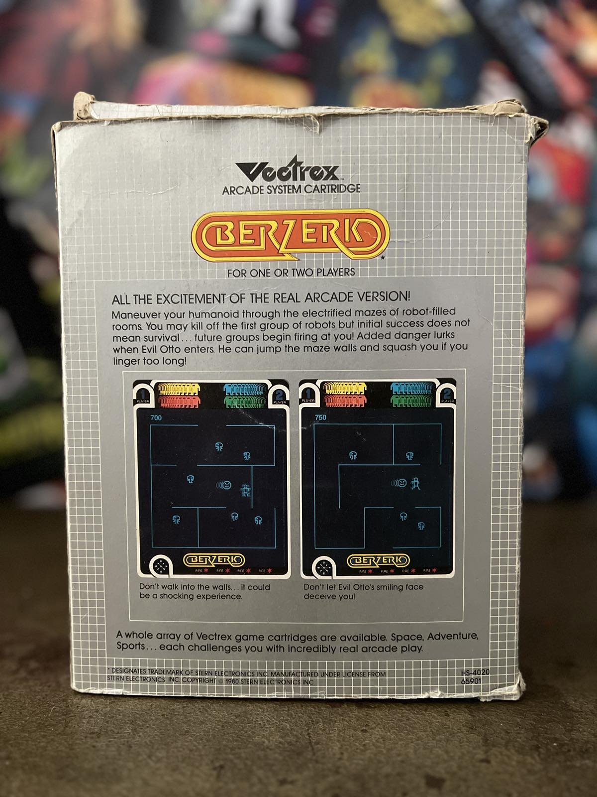 Κλασικό Παιχνίδι "Berzerk" Για Την Κονσόλα Vectrex