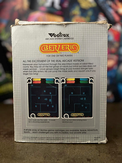 Κλασικό Παιχνίδι "Berzerk" Για Την Κονσόλα Vectrex