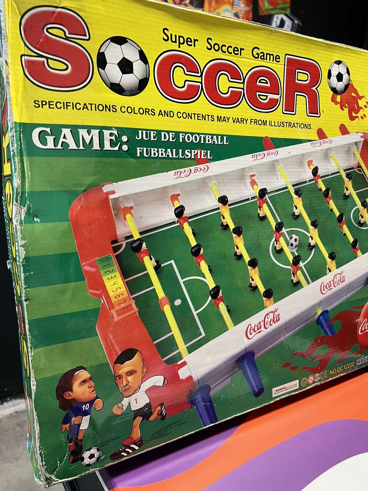 Ποδοσφαιράκι Super Soccer Game Coca Cola