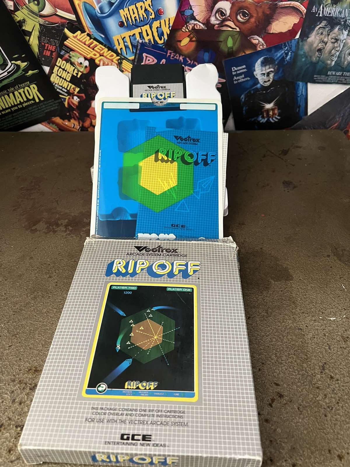 Κλασικό Παιχνίδι "Rip Off" Για Την Κονσόλα Vectrex