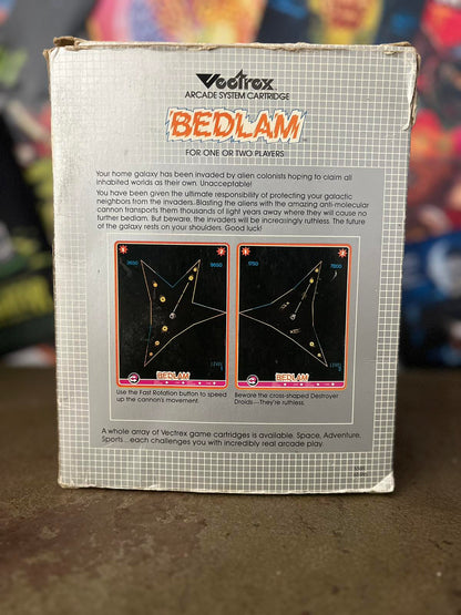 Κλασικό Παιχνίδι "Bedlam" Για την Κονσόλα Vectrex