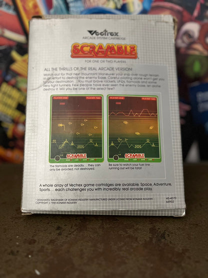 Κλασικό Παιχνίδι "Scramble" Για Την Κονσόλα Vectrex