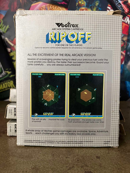 Κλασικό Παιχνίδι "Rip Off" Για Την Κονσόλα Vectrex
