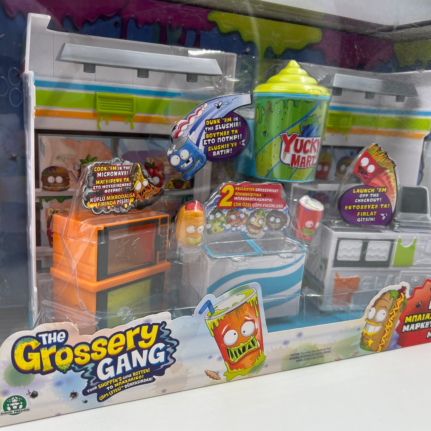 The Grossery Gang Yucky Mart Playset - Νέο, Σφραγισμένο | Συλλεκτικό Σετ με 2 Αποκλειστικές Φιγούρες