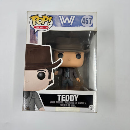 Funko Pop! Teddy Flood από Westworld #457 – φιγούρα βινυλίου σε κουτί, καπέλο και ρούχα cowboy