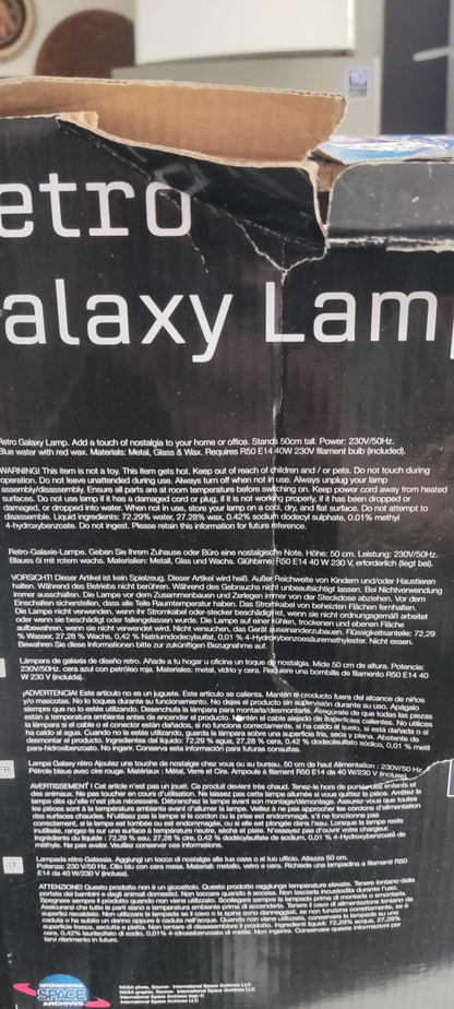 Μεγάλο Φωτιστικό Nasa Lava Lamp