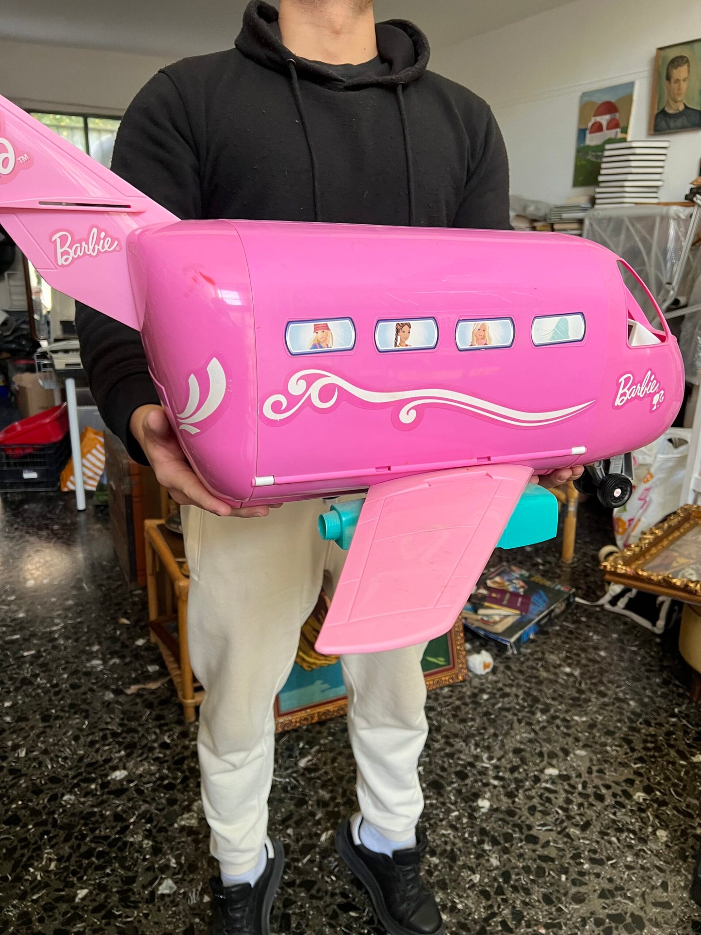 Μεγάλο Αεροπλάνο Barbie Σε Εξαιρετική Κατάσταση