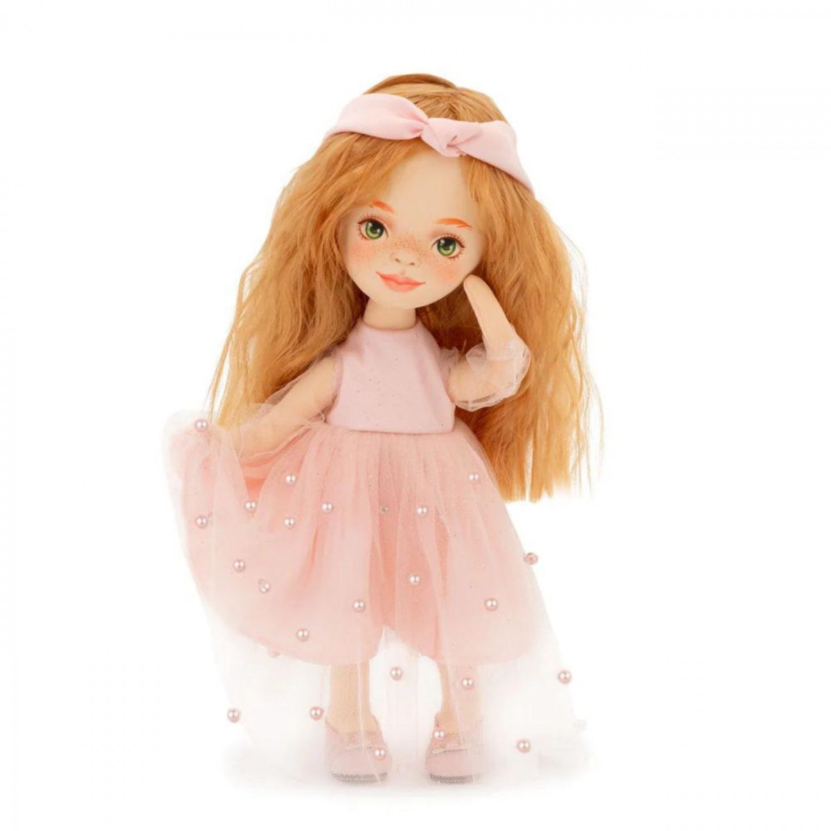 Κούκλα Orange Toys "Sunny" Με Ροζ Φόρεμα -  Sweet Sisters 32cm